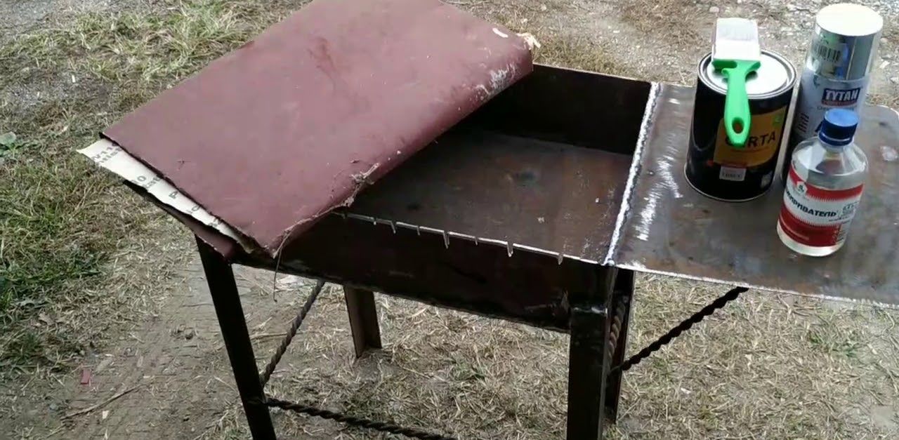 Как правильно покрасить мангал Как правильно покрасить мангал